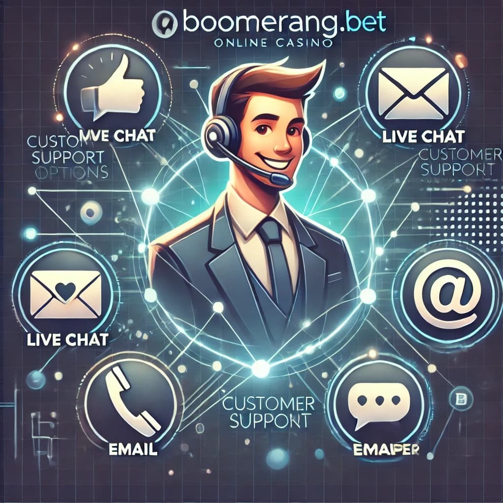 Klantenservice bij Boomerang.bet online casino